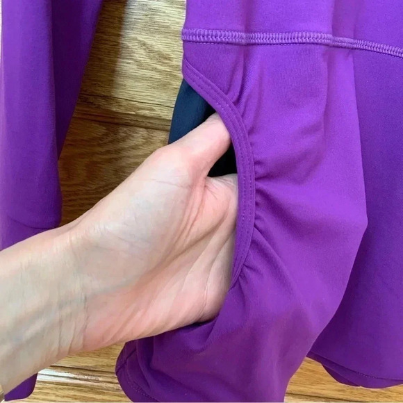 3/$25 AMOENA Magenta Scoop Neck Activewear Top Size S - Picture 7 of 16